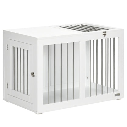 31.5" Dog Crate Furniture with Double Doors, for Medium Dogs, White Houses, Kennels & Pens   at Gallery Canada