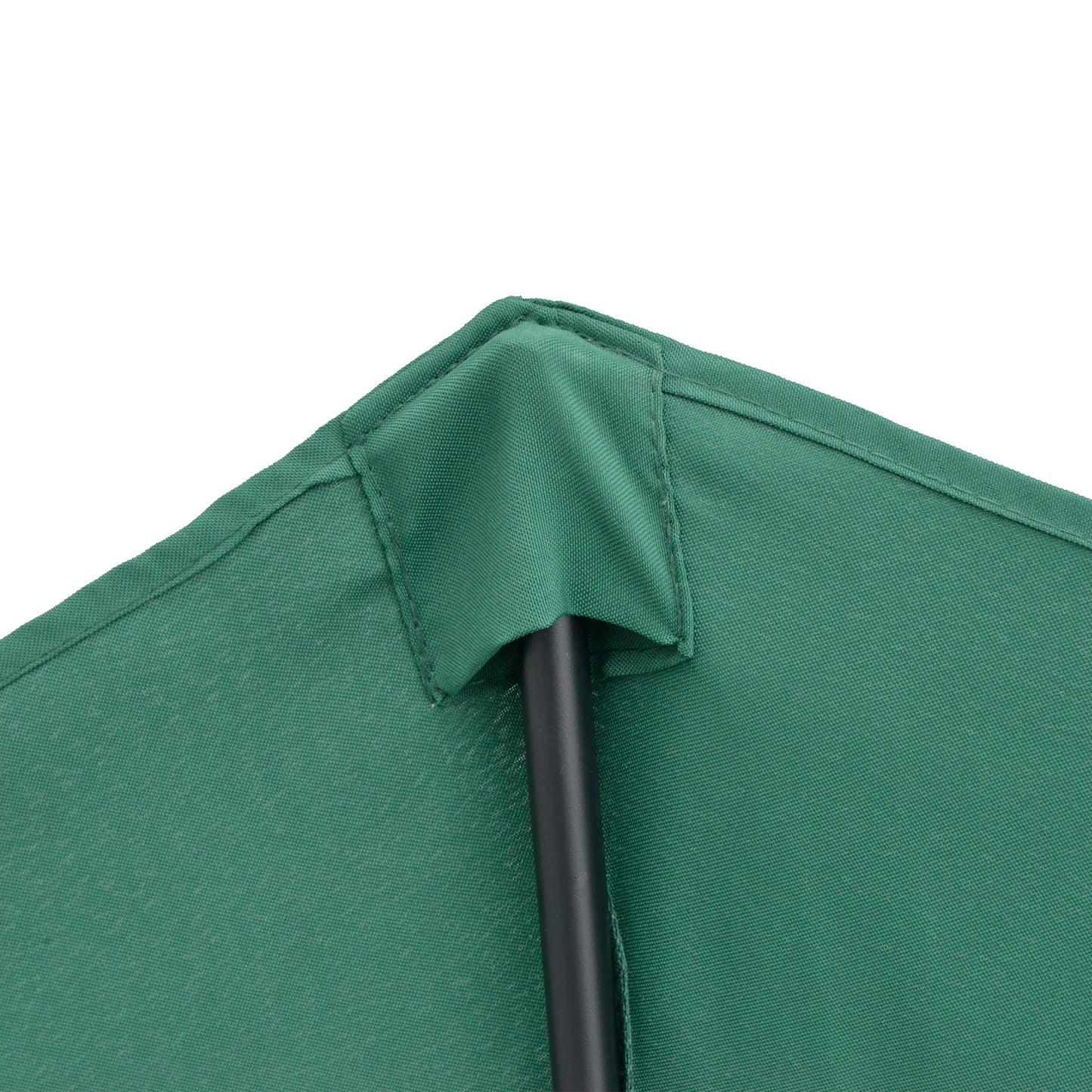 9ft Half Round Umbrella Outdoor Balcony Parasol Patio Garden Outdoor Window Sun Shade w/ 5 Ribs Dark Green Sun Umbrellas   at Gallery Canada