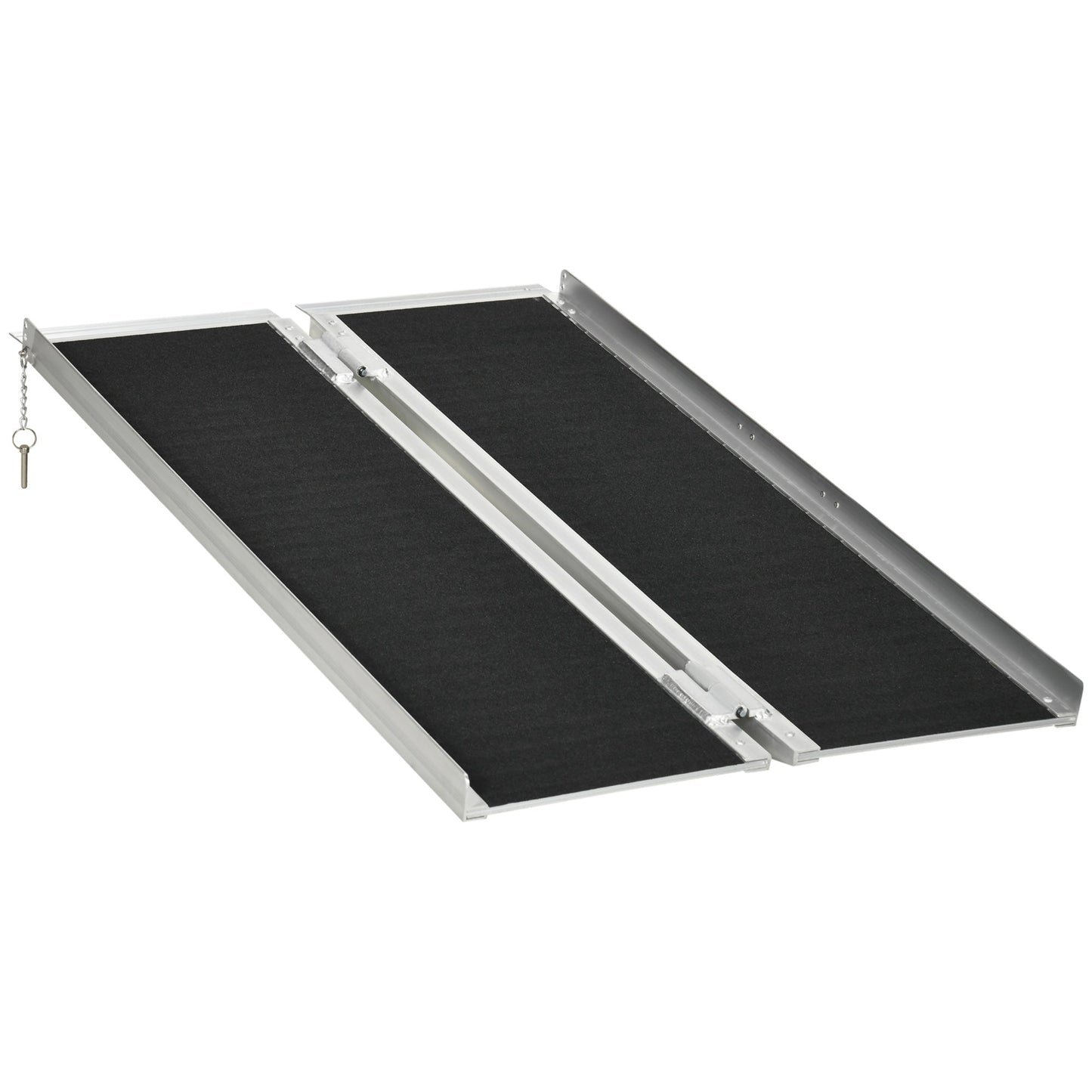 4ft Wheelchair Ramp Scooter Mobility Non-Skid Layering Portable Foldable Aluminum Knee Walker & Wheelchair Ramps   at Gallery Canada