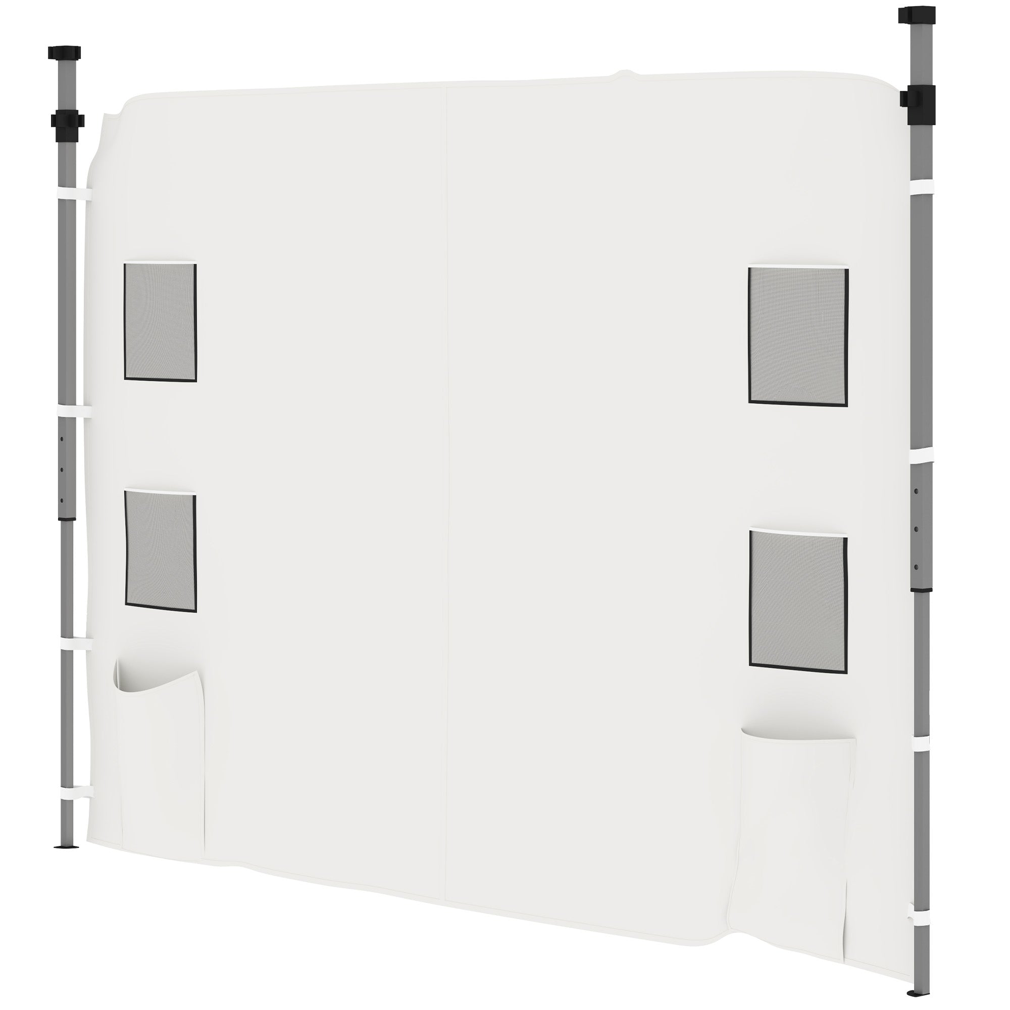 Instant Canopy Sidewall with 4 Storage Bag for 10 x 10 ft Straight Leg Pop Up Canopies, 1 Pack Sidewall Only, White Gazebo Sidewalls at Gallery Canada
