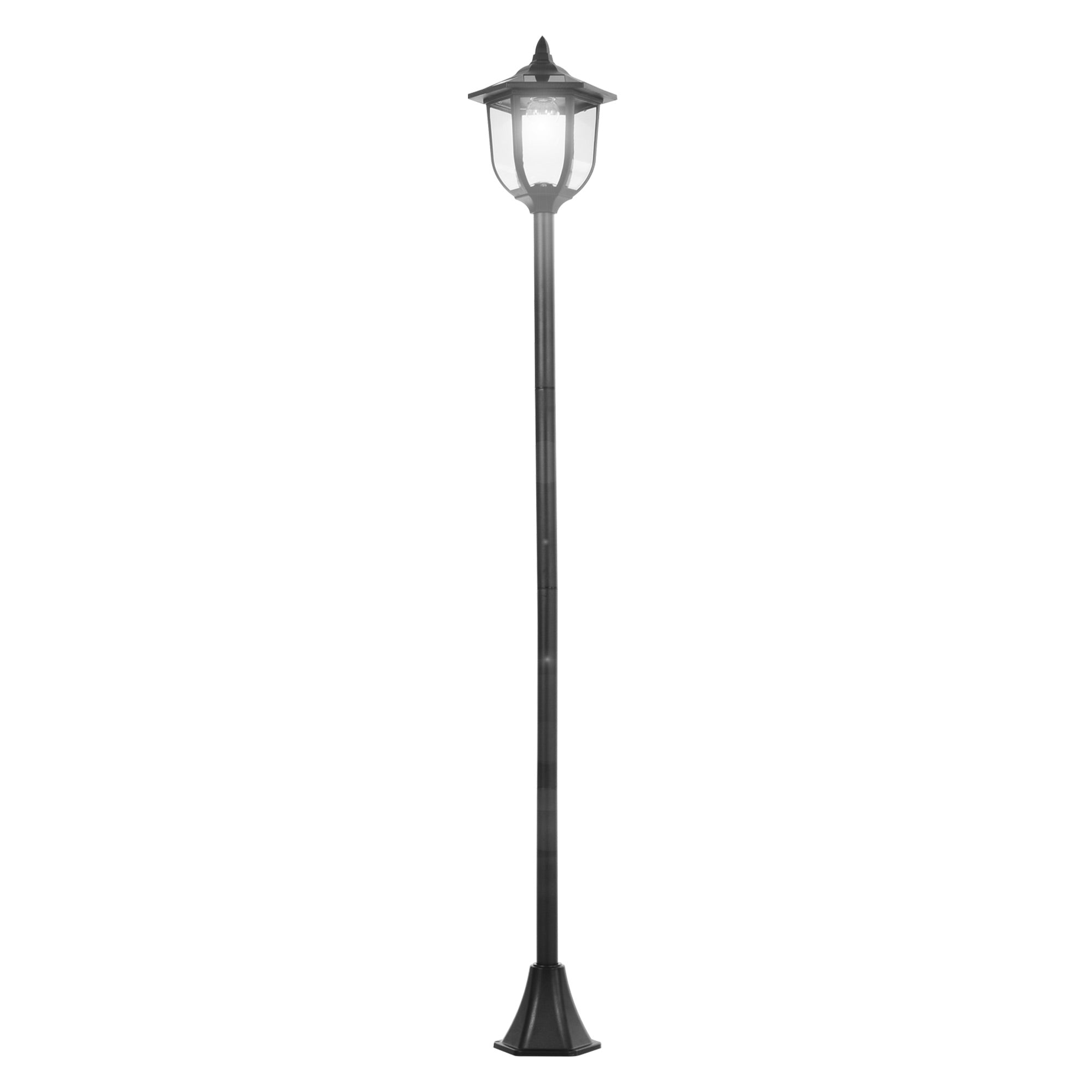 Solar Torch Lights Outdoor Garden Lighting 6 LED Water-Resist Auto On/Off 6 Hours Solar Post Lamps at Gallery Canada