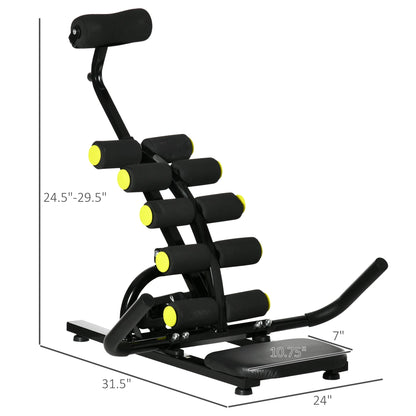 Core &; Abdominal Trainers, Height Adjustable Inversion / Sit Up Exercise Equipment, Ab Crunch Machine, Compact Whole Body Fitness Equipment Squat Machine   at Gallery Canada