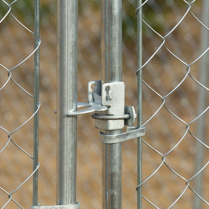 99 Sq. Ft. Dog Playpen Outdoor with Galvanized Steel Frame, for Small and Medium Dogs, 13.1' x 7.5' x 6' Houses, Kennels & Pens   at Gallery Canada