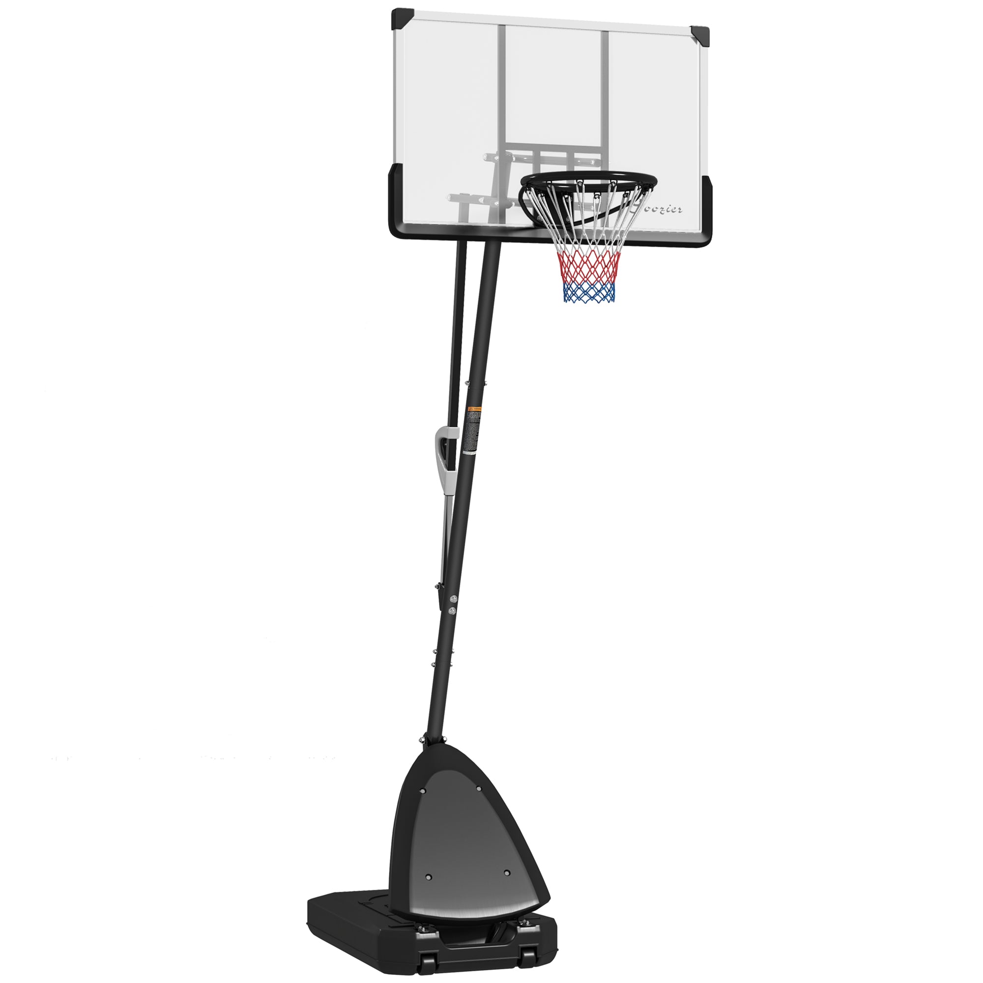 Basketball Hoop Outdoor, 5-10ft Portable Basketball Goal with 44