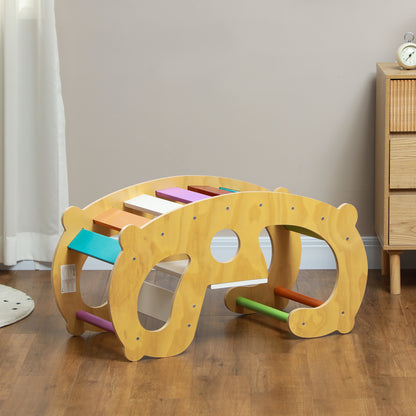 2 in 1 Wooden Arch Ladder Baby Rocker for Toddlers 18-48 Months Baby Gym & Playmats   at Gallery Canada