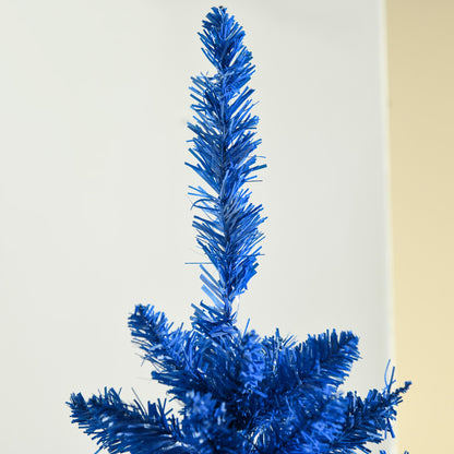 5ft Pencil Christmas Trees, Artificial Christmas Tree for Xmas Holiday Decor, Deep Blue Pencil Christmas Trees   at Gallery Canada