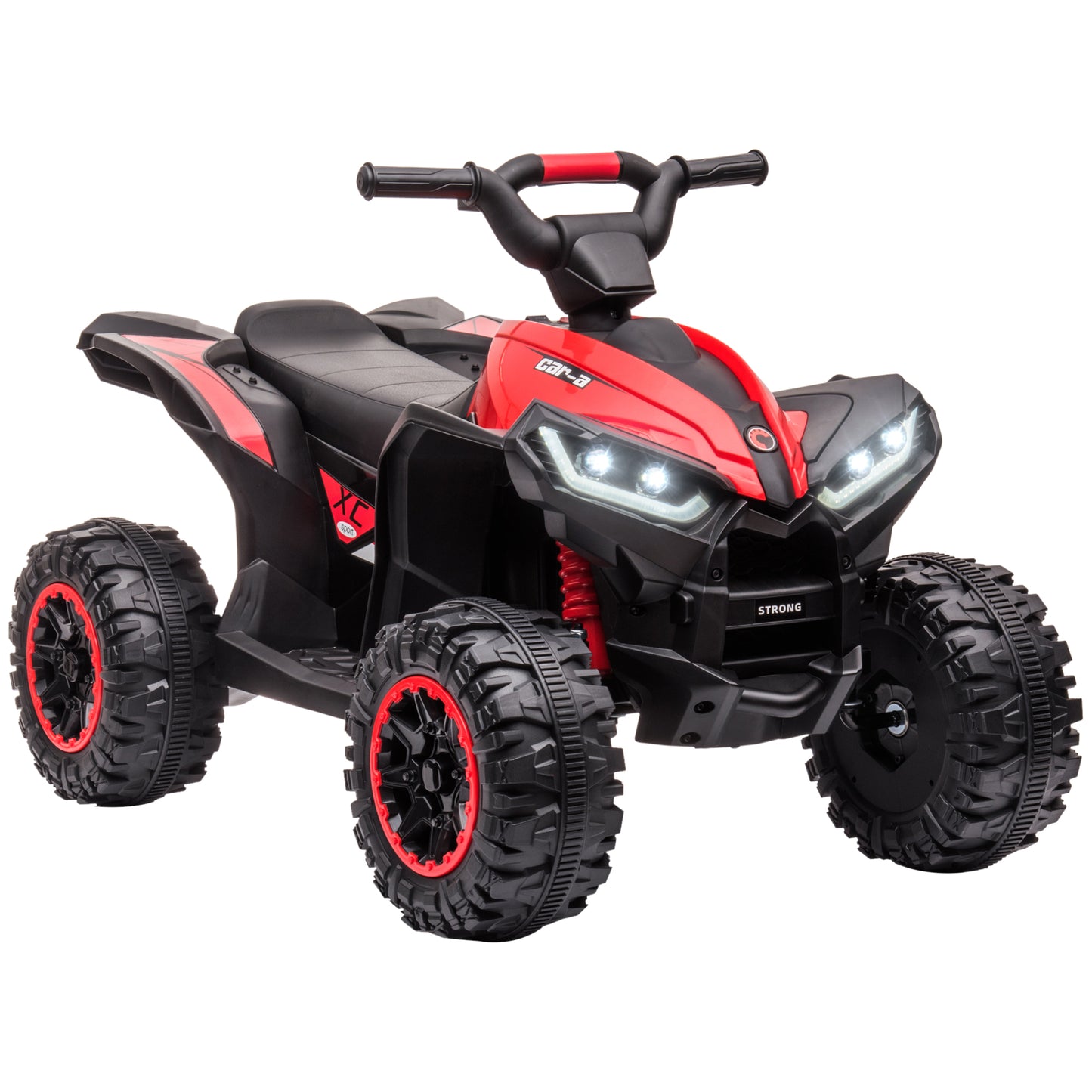 Kids 4 Wheeler Quad with Music, MP3, Headlights, High & Low Speed, Kids ATV for 3-5 Years Old Boys & Girl, Red Electric Toy Cars   at Gallery Canada