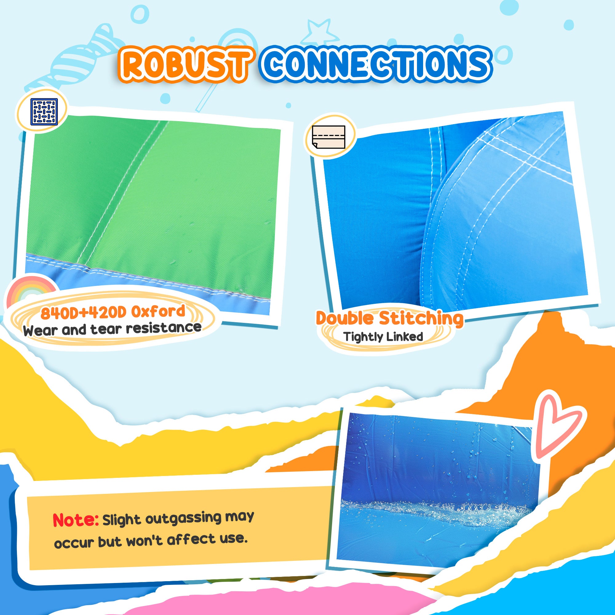 4 in 1 Inflatable Bounce House with Slide, Basketball Hoop, Ball Pit, Blower, Storage Bag, 163
