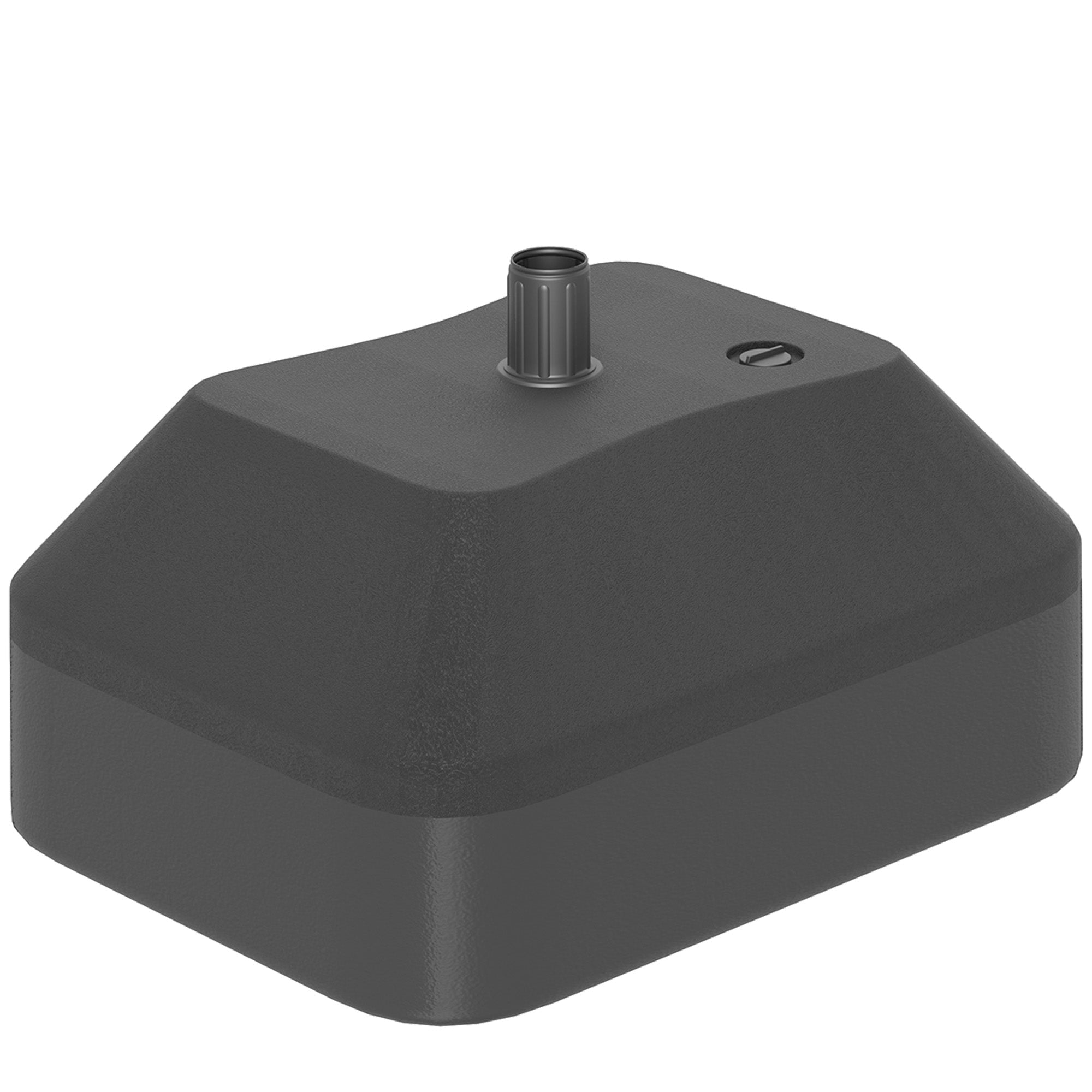 Fillable Patio Umbrella Base, Heavy Duty Outdoor Umbrella Stand Base Patio Umbrella Stand, Filled Up to 53lbs with Stand or 44lbs with Water for Deck Poolside, Black Umbrella Bases at Gallery Canada