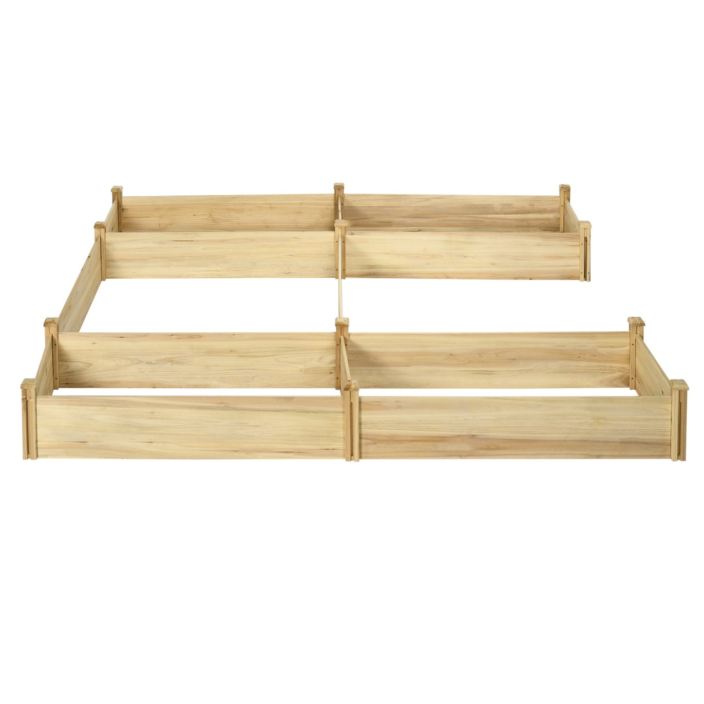 DIY Five-box Raised Garden Bed, Wooden Planter Boxes for Vegetables, Flowers, Herbs, Easy Assembly Wooden Planter Boxes   at Gallery Canada