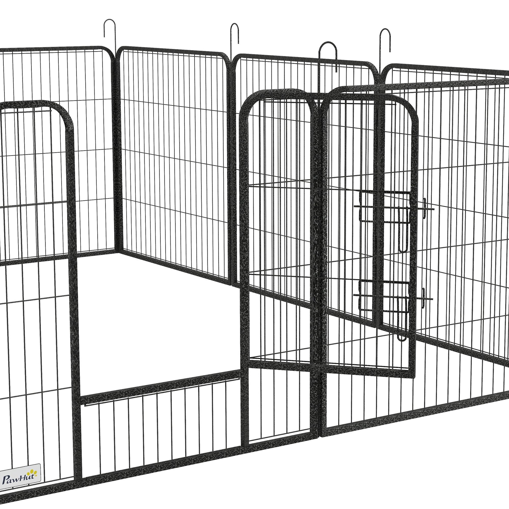 Dog Pen with Gate, 12 Panels Puppy Playpen, Dog Fence, 31.5