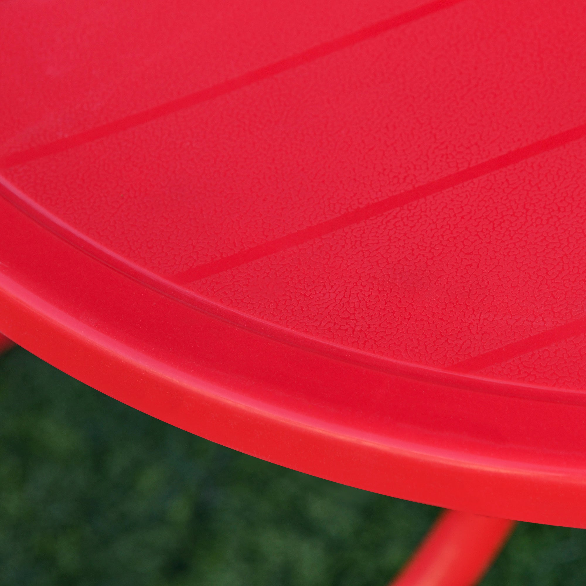 Kids Folding Picnic Table and Chair Set Pattern Outdoor Garden Patio Backyard with Removable &; Height Adjustable Sun Umbrella Red Kids Outdoor Furniture at Gallery Canada