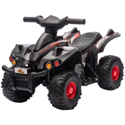 6V Kids ATV Quad w/ Music, Forward, for 2-6 Years, Black Electric Toy Cars   at Gallery Canada