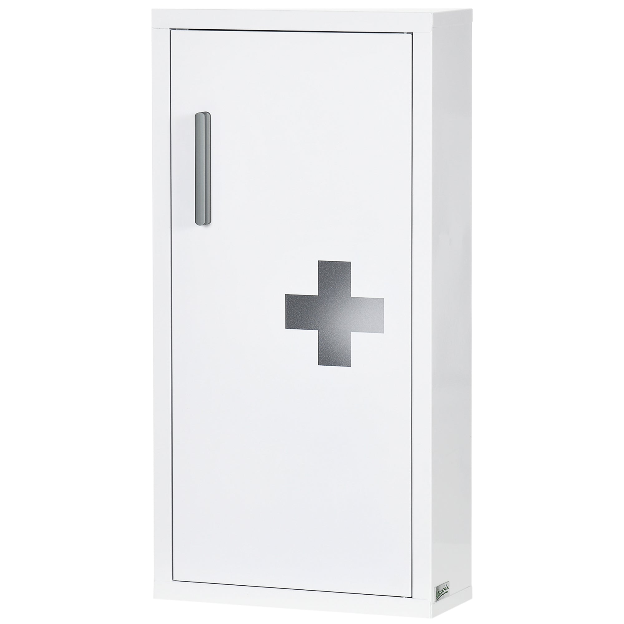 Wall Mount Medicine Cabinet Bathroom Cabinet with 2 Shelves, Steel Frame and Magnetic Door, White Mirror Medicine Cabinets at Gallery Canada
