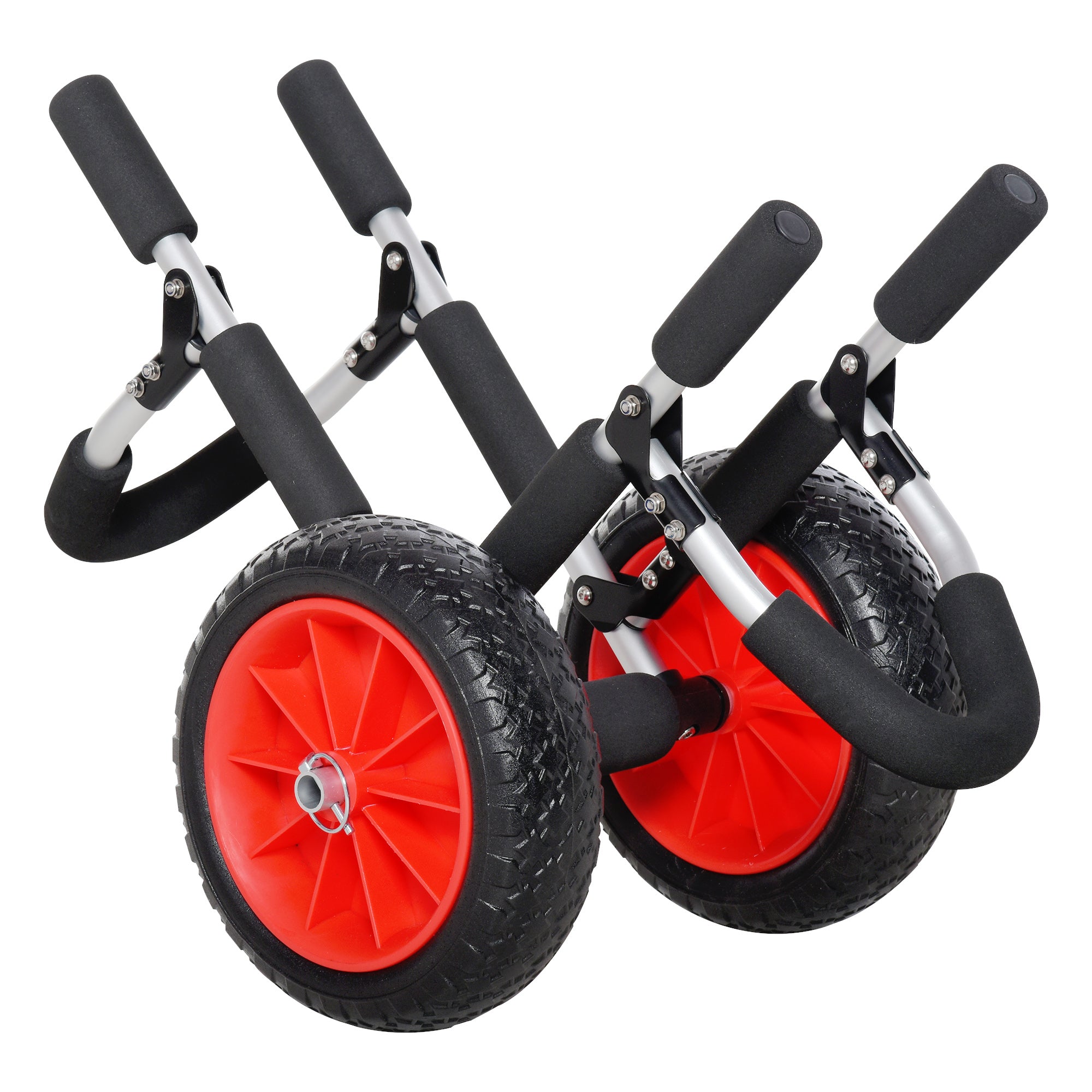 Stand-Up Paddleboard Dolly, Aluminum Surfboard Trolley, Foldable Rolling Cart for SUPs Boat Canoe Carrier Tote Dolly Trolley Float Mat, Jon Boat Easy Transport Cart Wheeled Cart Kayak Carts at Gallery Canada
