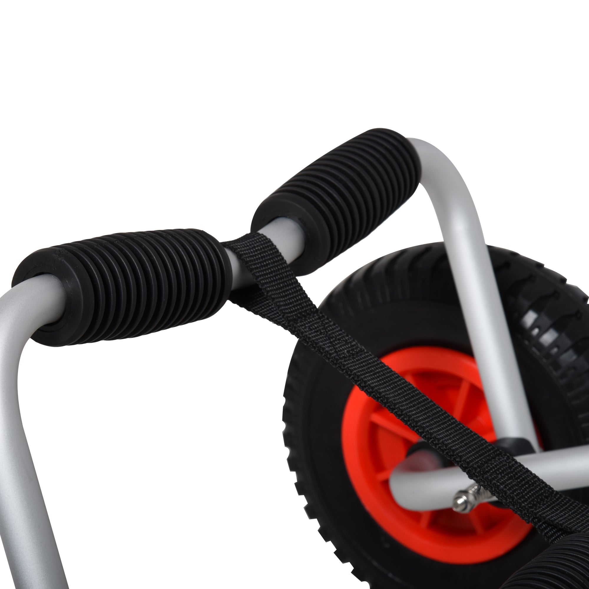 Kayak Cart Dolly with Flat-Free Wheels and Aluminum Frame for Kayaks, Canoes, Paddleboards, Folding Design, Silver Kayak Carts at Gallery Canada