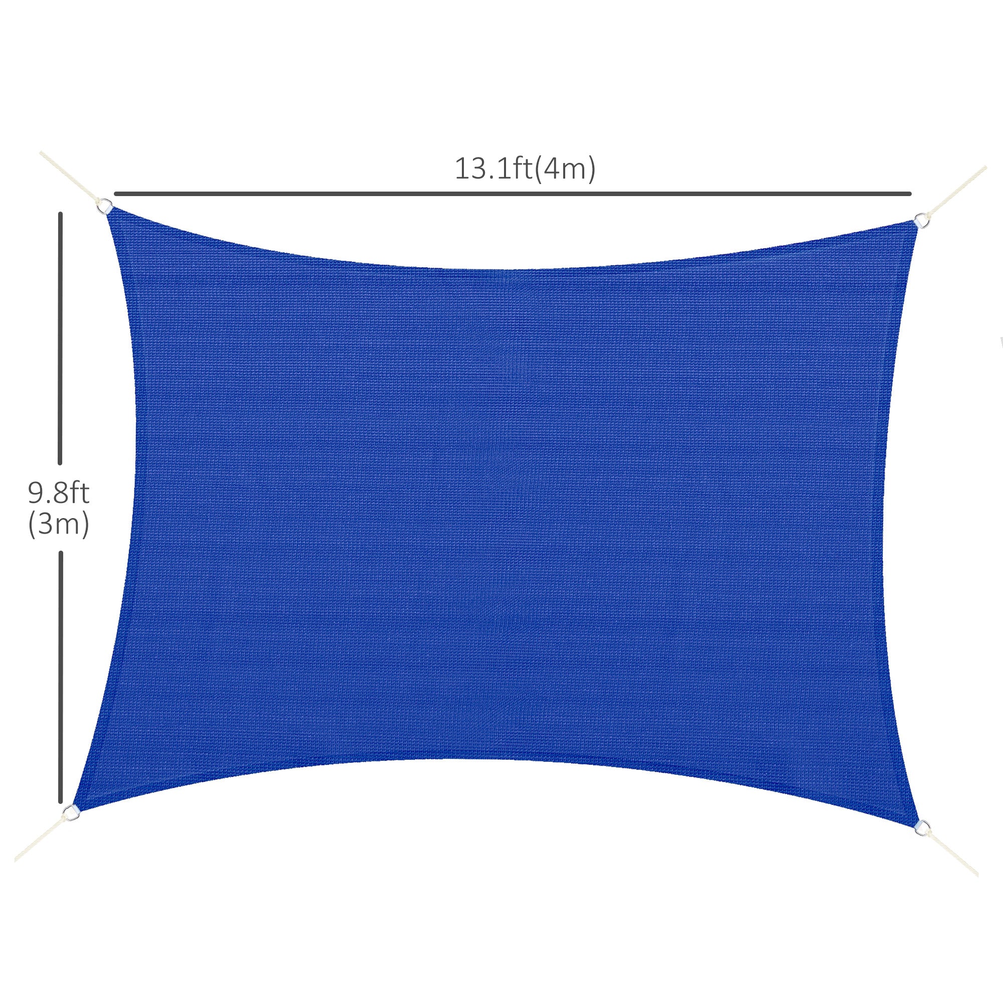 13' x 10' Sun Shade Sail with Led Lights, 90% UV Block Outdoor Shade Cloth Sunscreen Canopy for Lawn Patio Garden Yard Shade Sails at Gallery Canada