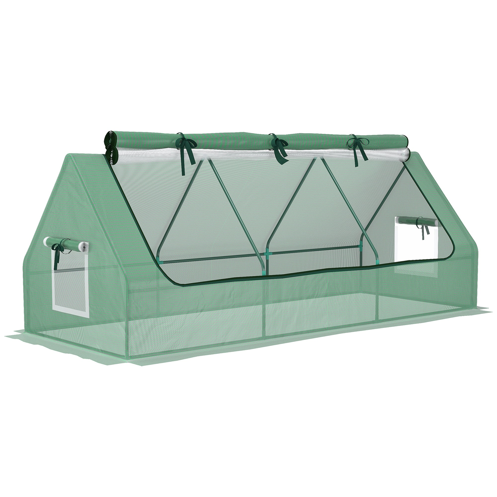 Portable Mini Greenhouse with Mesh Windows for Indoor and Outdoor, 94.5