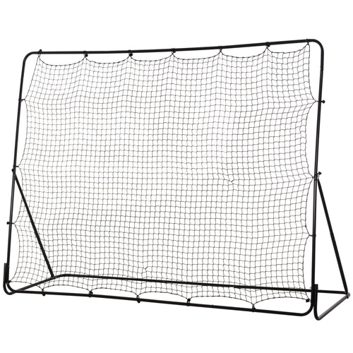 8' x 6' Soccer Rebounder Net with 5 Adjustable Angles for Backyard Park Training Practice