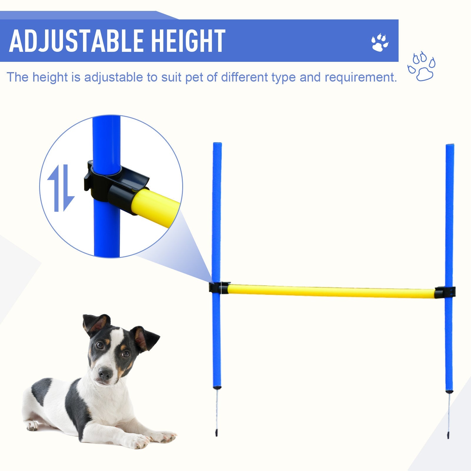 Dog Pet Agility Training Kit High Jump Weave Pole Tunnel Ring Obedience Training Set Adjustable Equipment Portable Dog Agility Training Equipment   at Gallery Canada