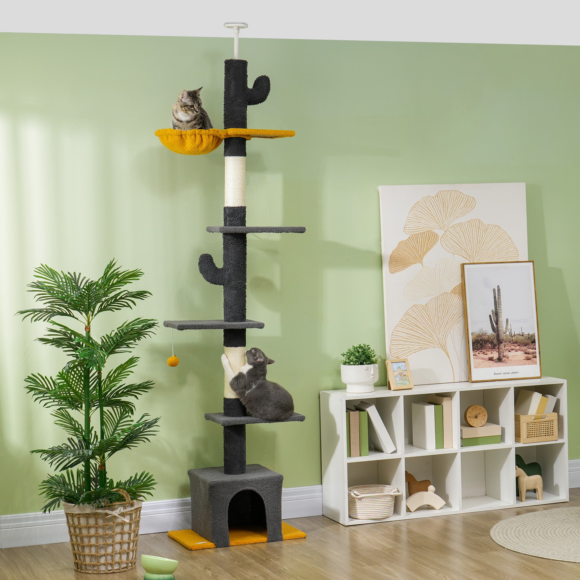 Floor to Ceiling Cat TreeTower with 90.5