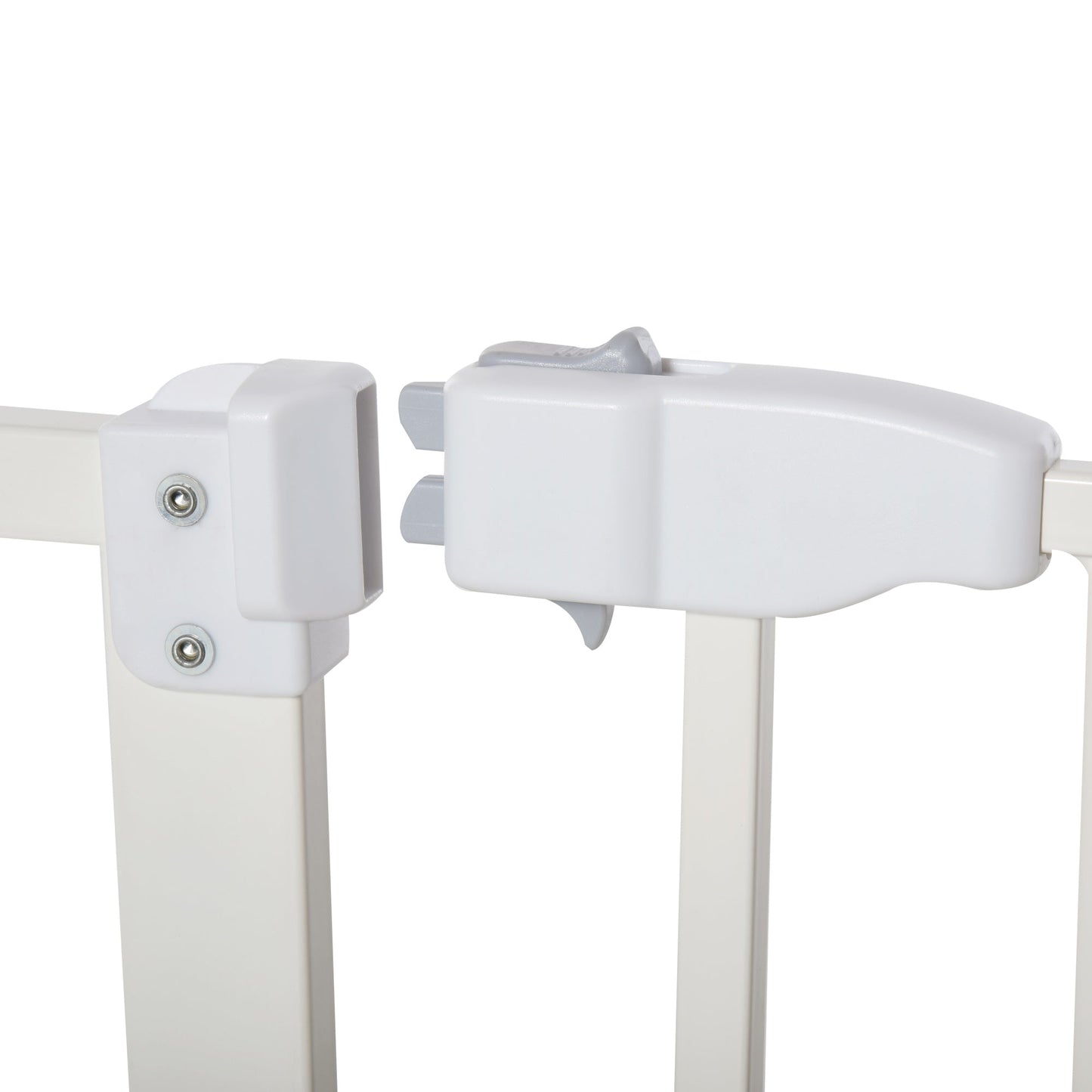 Pet Gate for Dogs, Portable Dog Gate, Walk Through Pressure Fit, Auto Close and Double Locking for Doorways, Hallways, Stairs, White Houses, Kennels & Pens   at Gallery Canada