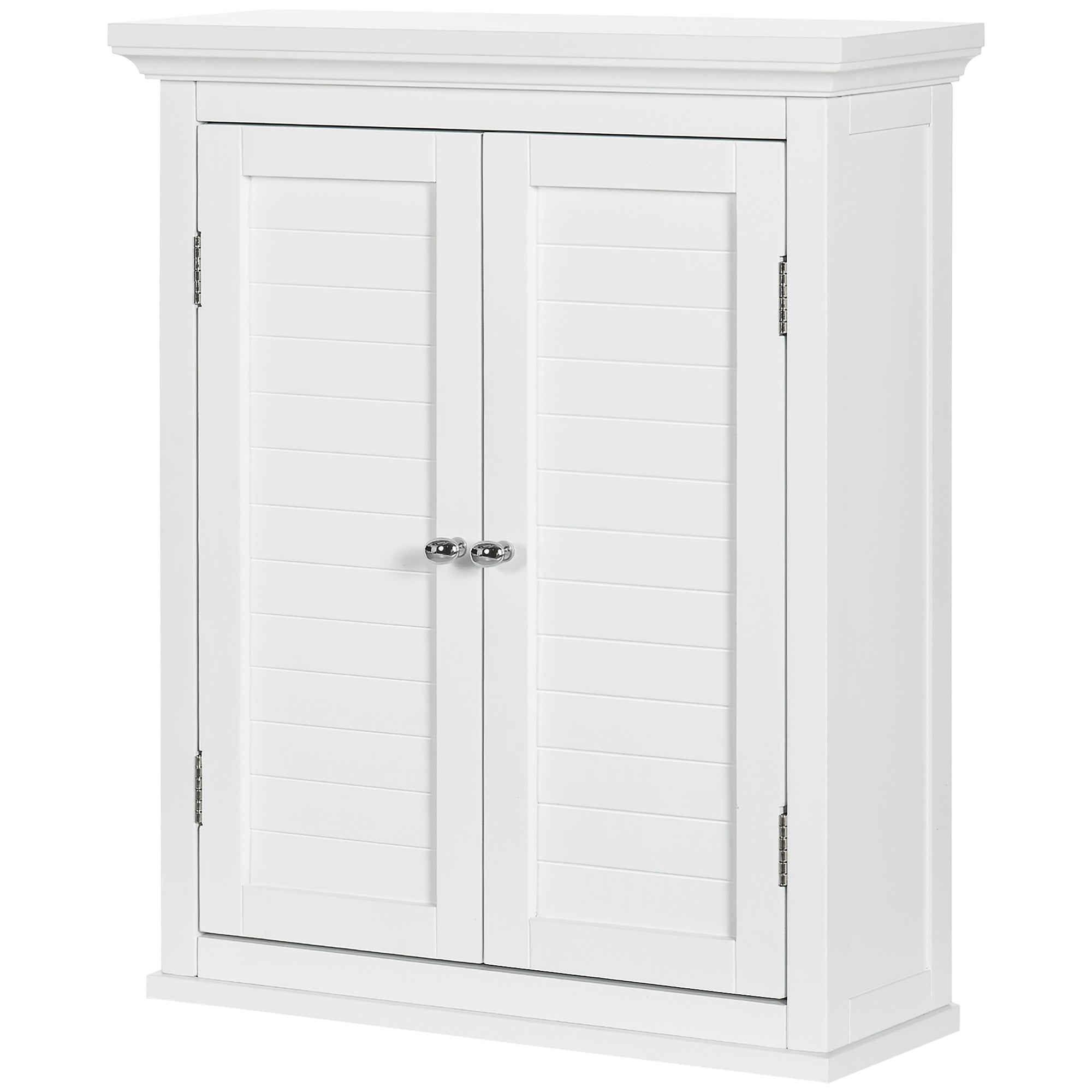 Over Toilet Storage Cabinet, Bathroom Wall Cabinet with Adjustable Shelf for Living Room and Entryway, White Wall Mounted Cabinets at Gallery Canada