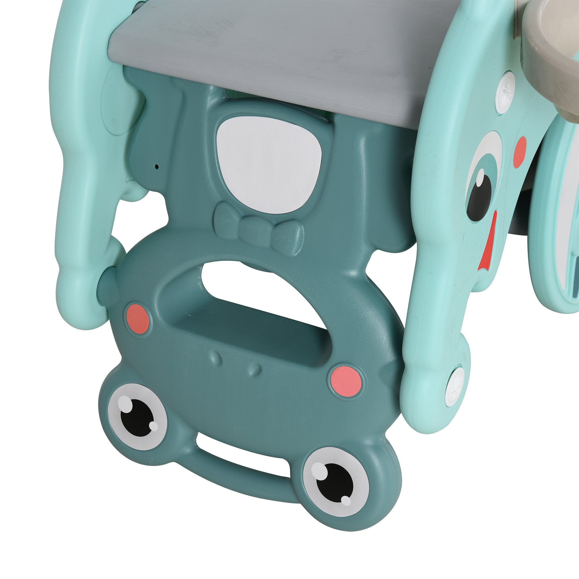 3-in-1 Kids Slide And Rocking Horse Dual-Use Children Activity Equipment Portable Slide Indoor Outdoor Playground Toy W/ Basketball Hoop Toddler Birthday Gift, Age 1.5-3, Green Rocking Horses at Gallery Canada