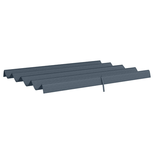 Pergola Canopy, Retractable Sun Shade Cover for 9.8' x 7.1' Pergola, UV30+ Protected, Dark Grey