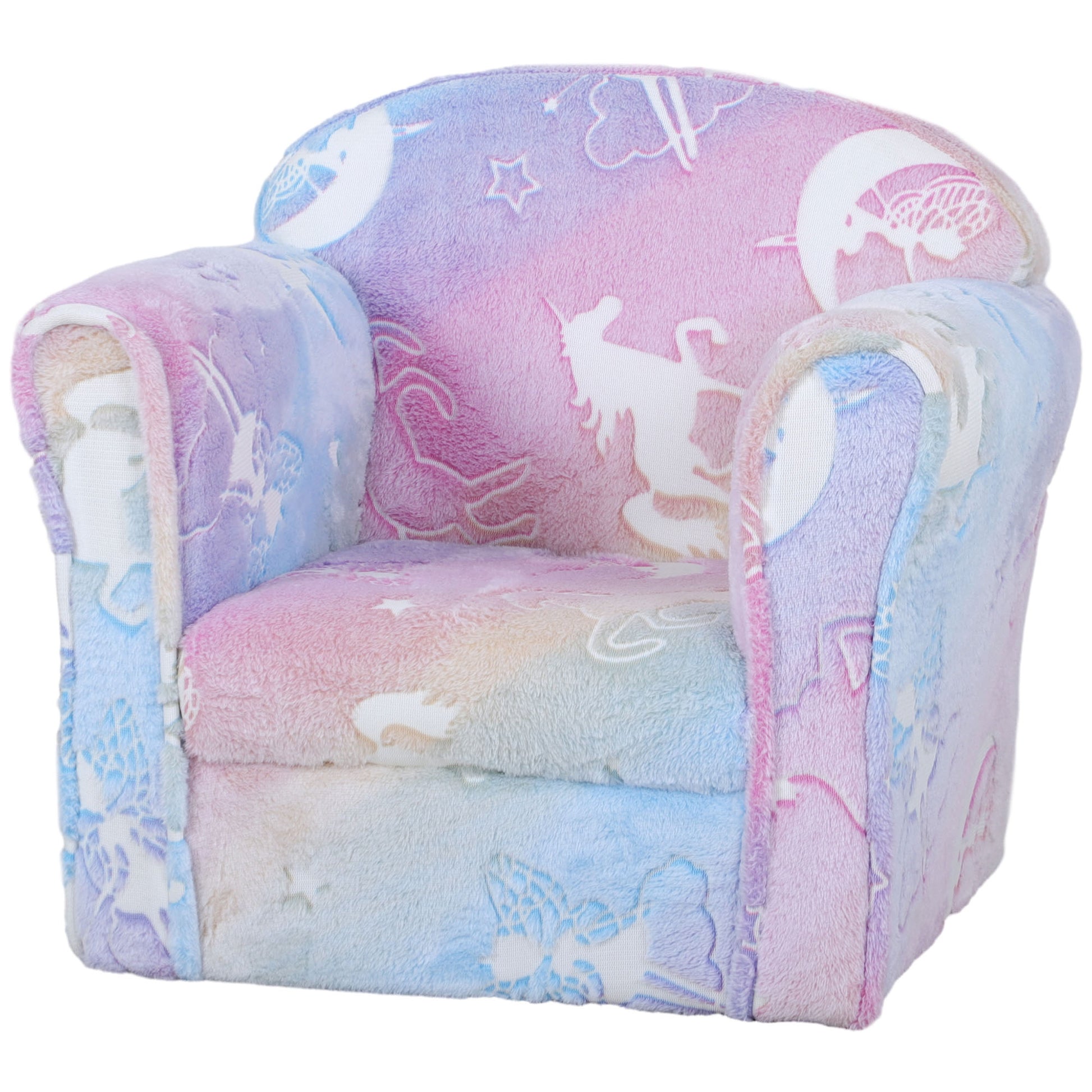 Toddler Chair with Luminous Fairy Design, Wooden Frame, for 18-36 Months, Multicolour Kids Chairs & Seating at Gallery Canada