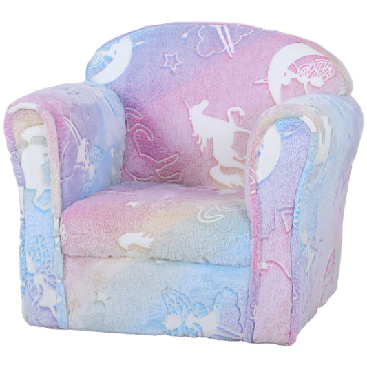 Toddler Chair with Luminous Fairy Design, Wooden Frame, for 18-36 Months, Multicolour Kids Chairs & Seating at Gallery Canada