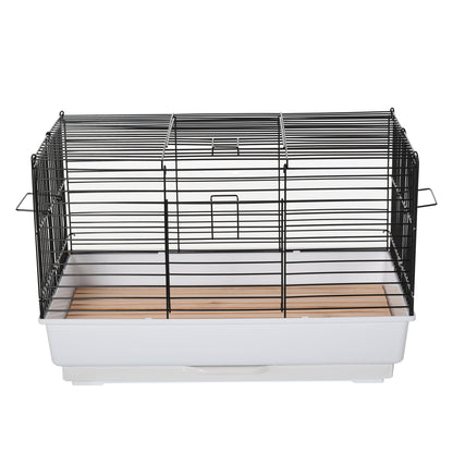 Small Animal Cage, Bunny Cage, Pet Pen with Sliding-out Trays, Bottom Wood Board, Doors, for Guinea Pigs, 24" x 15" x 16" Houses & Habitats   at Gallery Canada