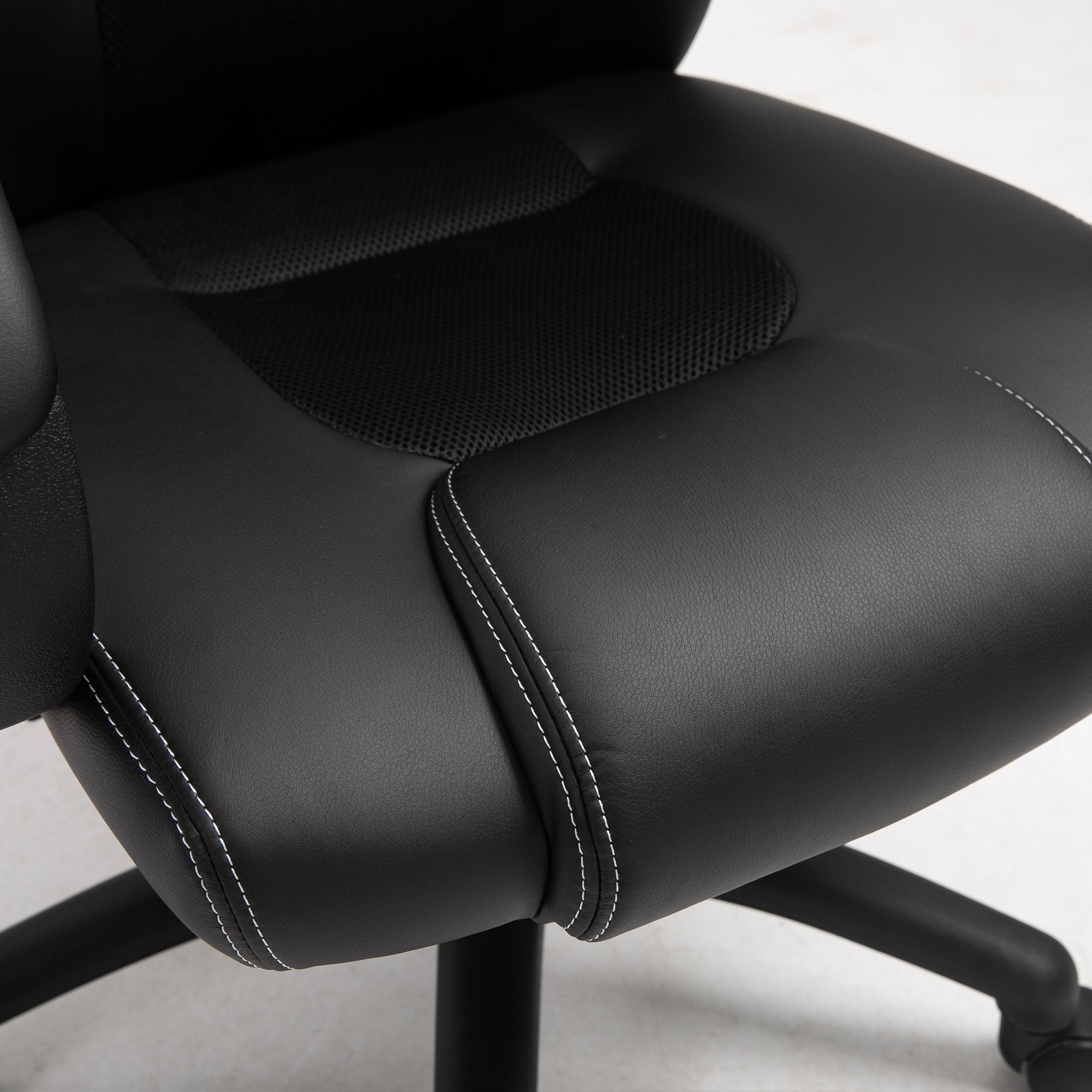 Racing Gaming Chair High Back Office Chair Computer Desk Gamer Chair with Swivel Wheels, Padded Headrest, Tilt Function, Black Executive & Manager Chairs   at Gallery Canada