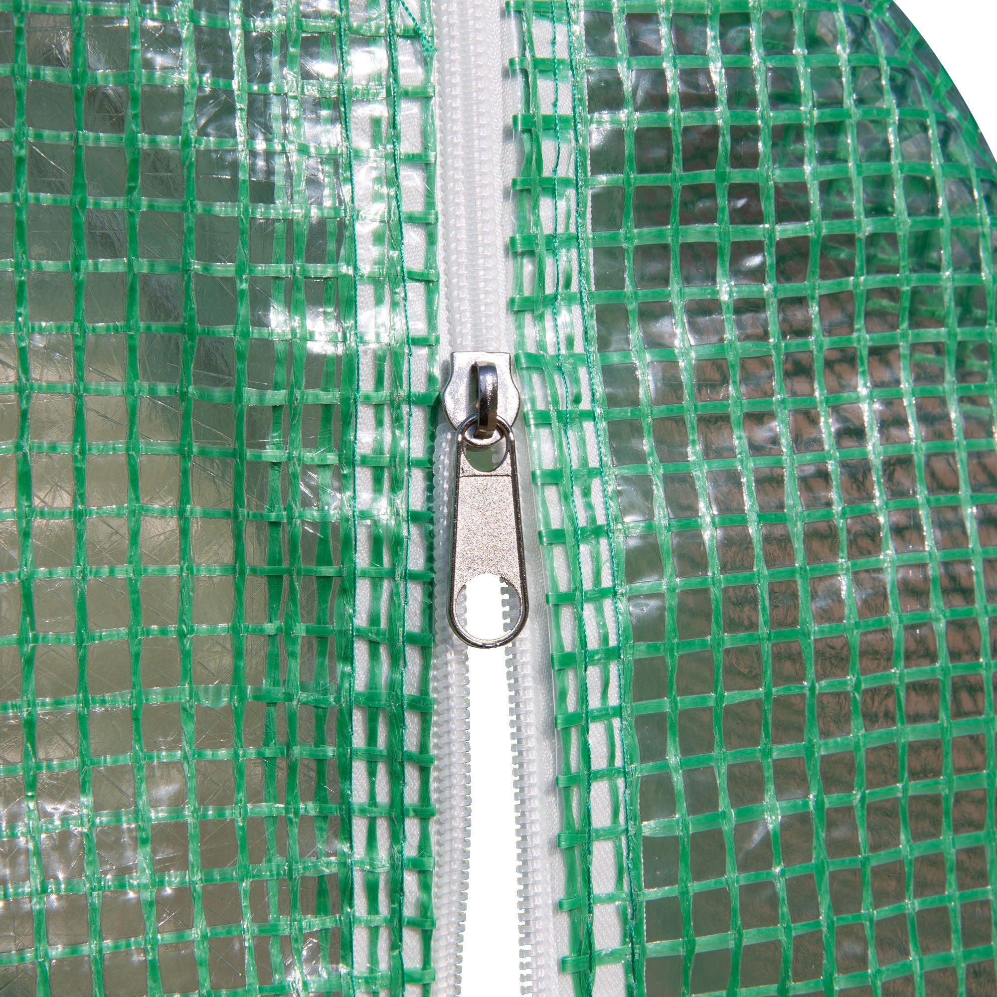 10' x 10' x 6.5' Walk-in Tunnel Greenhouse with High-Quality Transparent PE Cover, Zipper Doors, &; Windows Walk In Greenhouses at Gallery Canada