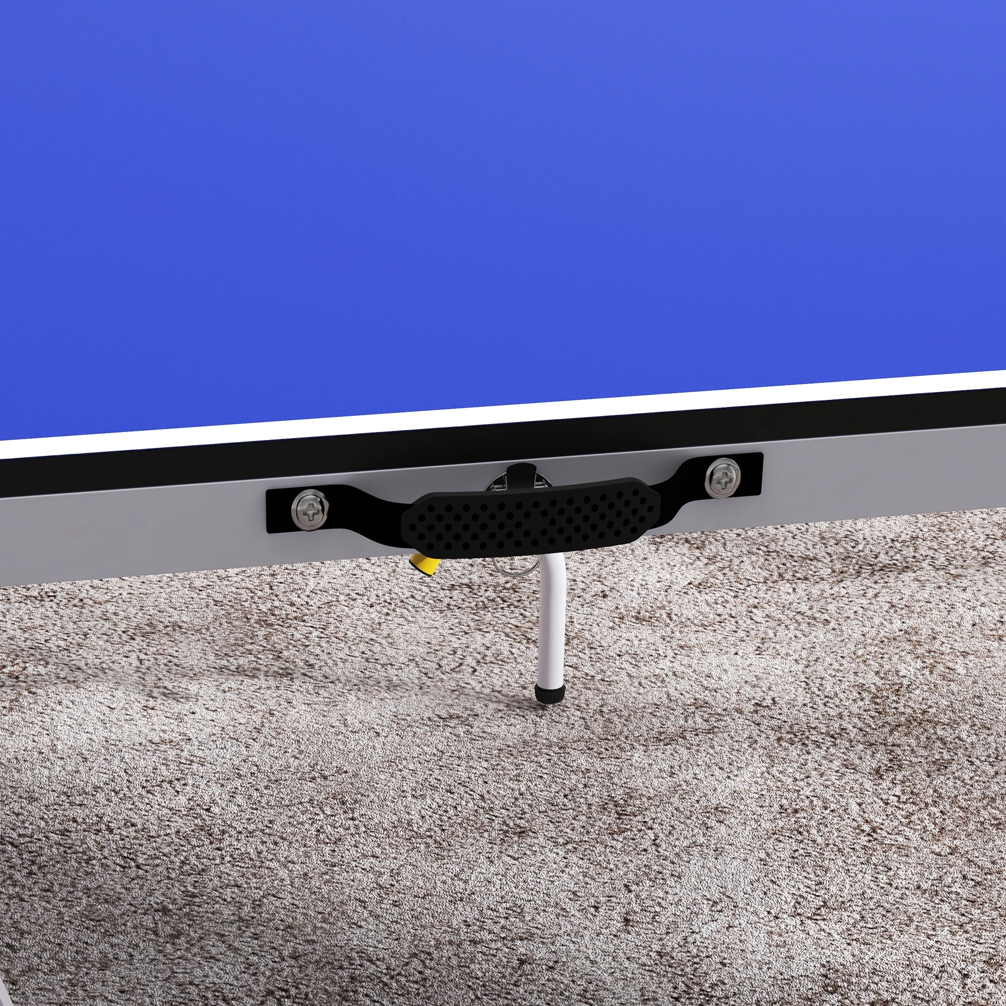 9' x 5' Full Size Table Tennis Table, Folding Ping Pong Table with Paddles and Balls, Blue Game Tables at Gallery Canada