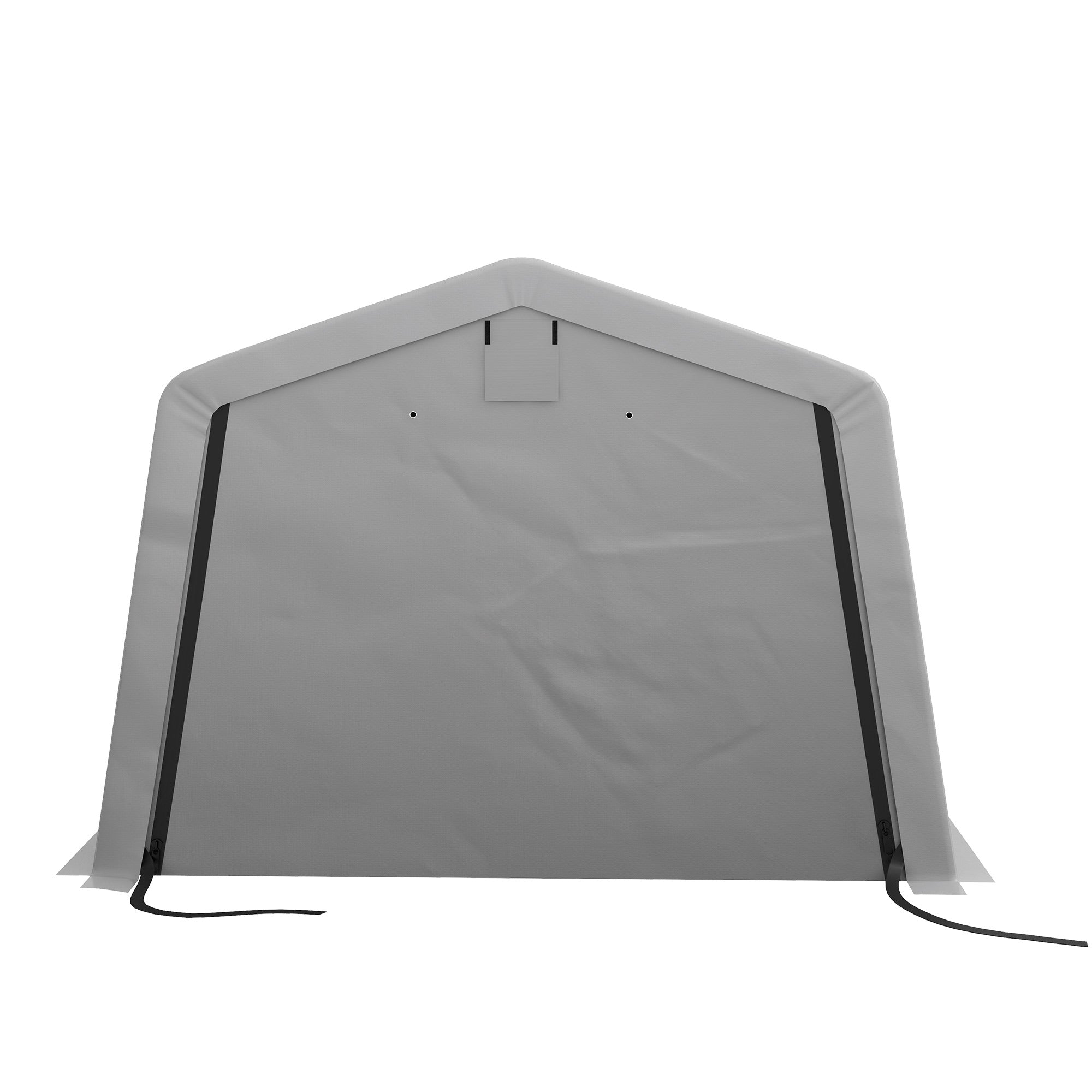 11' x 20' Portable Garage, Heavy Duty Carport Canopy with Ventilation Windows and Large Roll-up Door, Grey Car Shelters at Gallery Canada