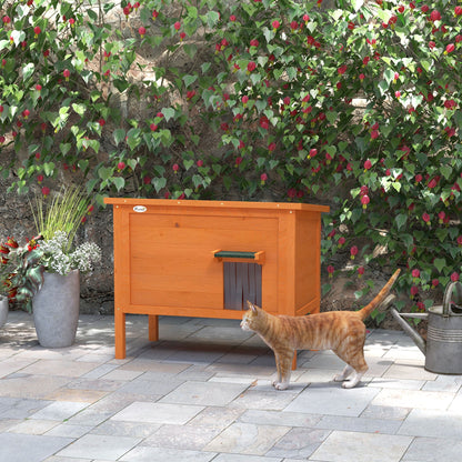 Outdoor Insulated Cat House with Asphalt Roof, Removable Floor, for Cats, Small Animals Cat Houses   at Gallery Canada