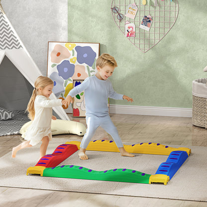 12PCs Balance Beam with Non-Slip Foot Pads for 3-8 Years Baby Gym & Playmats Multi Colour at Gallery Canada