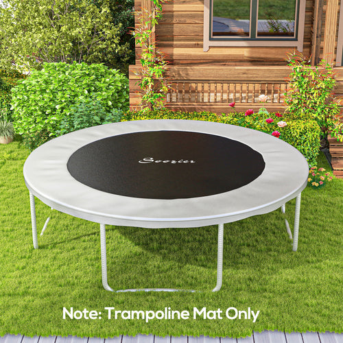 Trampoline Mat Replacement with Spring Pull Tool and 72 V-Hooks, Fits 12ft Trampoline, Using 5.5