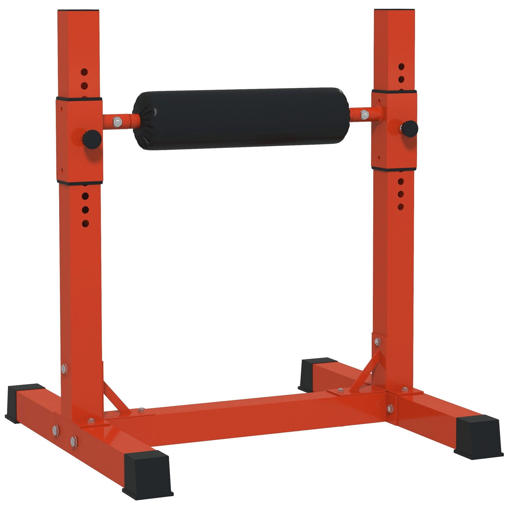 Bulgarian Split Squat Stand, 12-Level Adjustable Single Leg Squat Stand for Lower Body Strength Training, Red Accessories at Gallery Canada