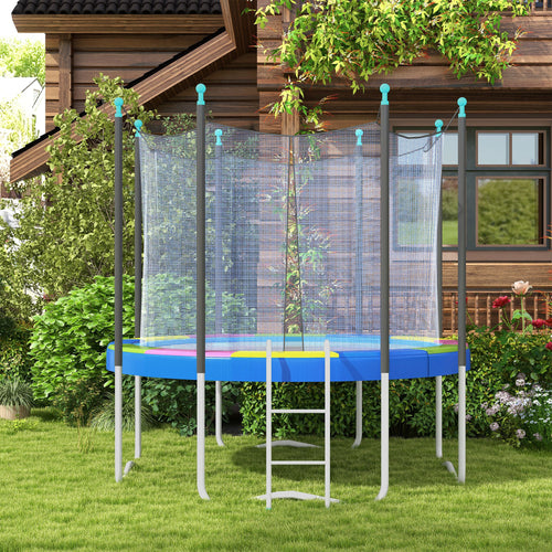 14FT Trampoline Spring Cover, Trampoline Pad Replacement, Waterproof and Tear-Resistant, All-Weather Trampoline Accessories, Multi-Colored