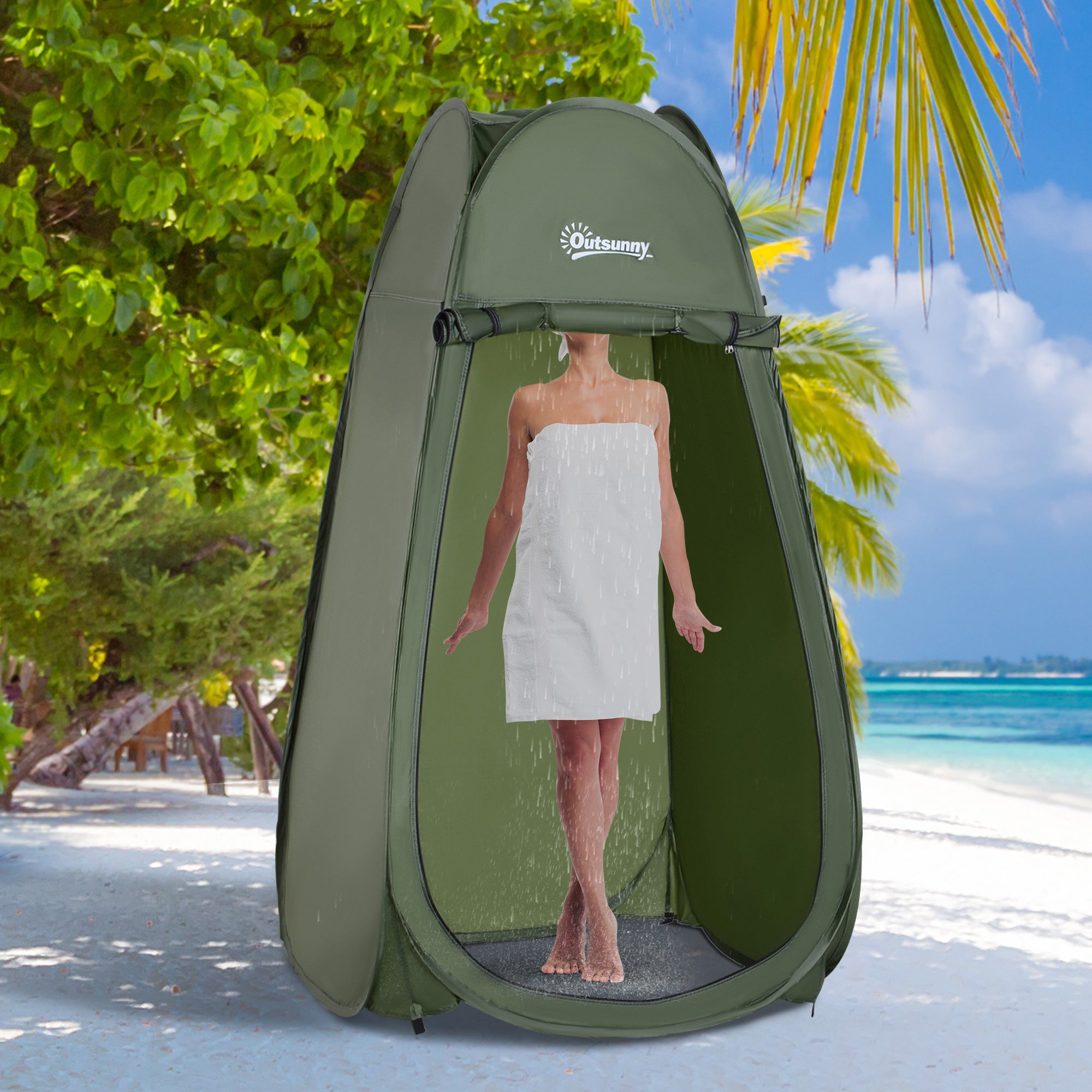 Outdoor Portable Multi-use Pop Up Shower Tent Camping Beach Toilet Privacy Changing Room Camping Tents at Gallery Canada