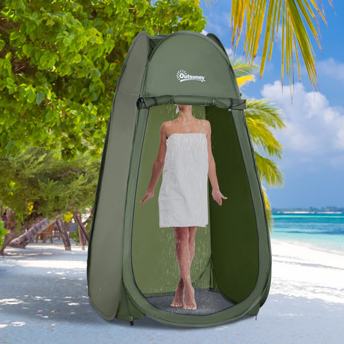 Outdoor Portable Multi-use Pop Up Shower Tent Camping Beach Toilet Privacy Changing Room