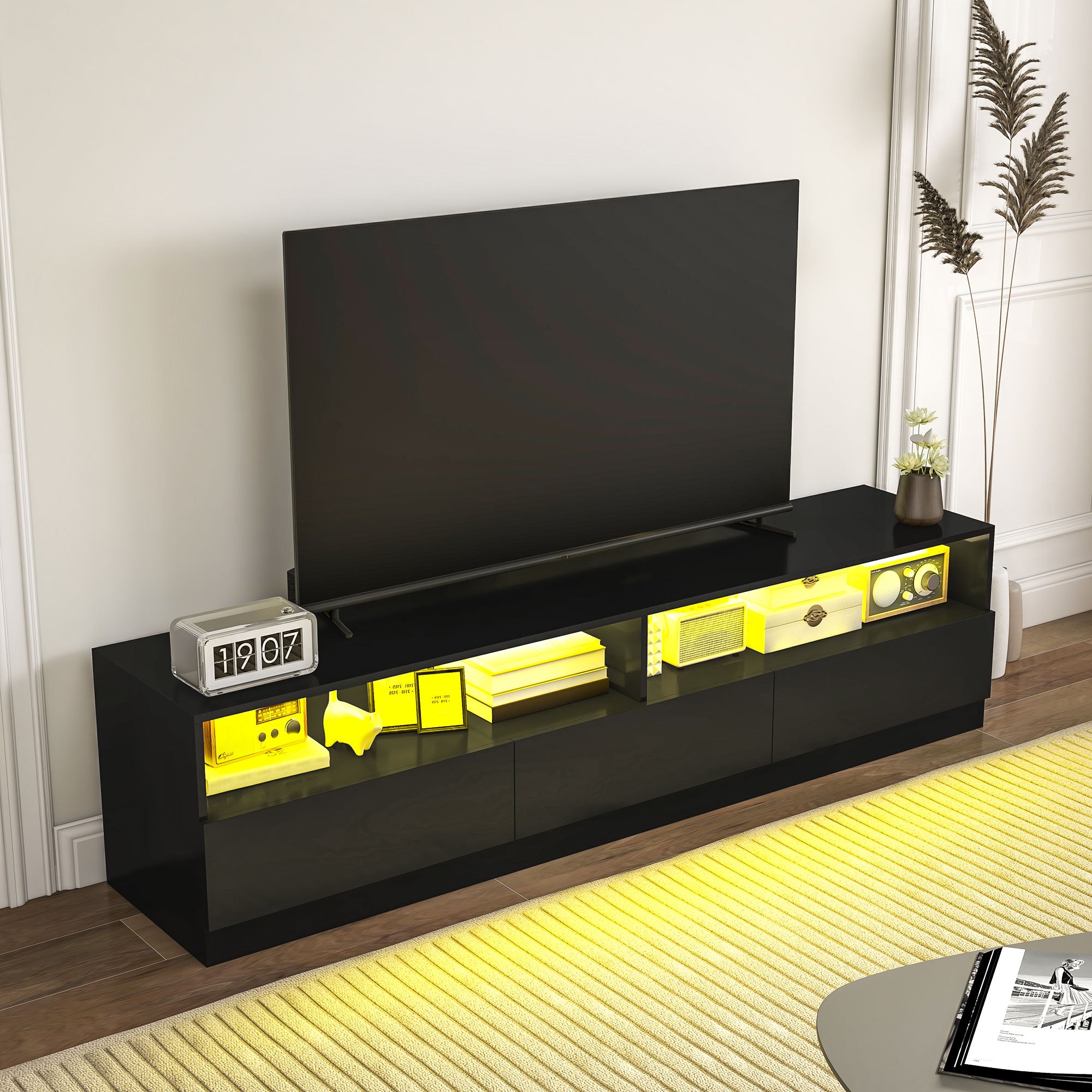 LED Lighted TV Stand for TVs up to 75