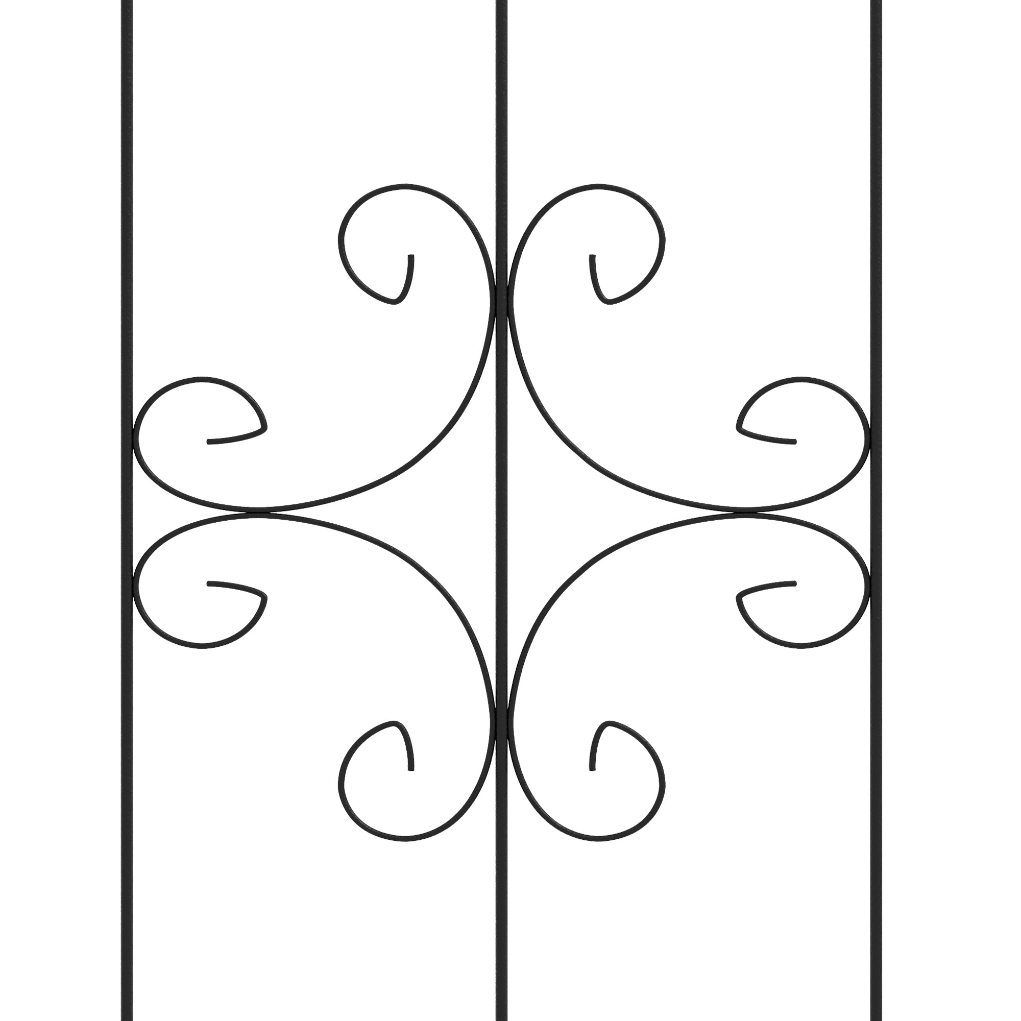 Metal Trellis Set of 2, Garden Trellis for Climbing Plants Support Frames, Arrow Design Plant Stands at Gallery Canada