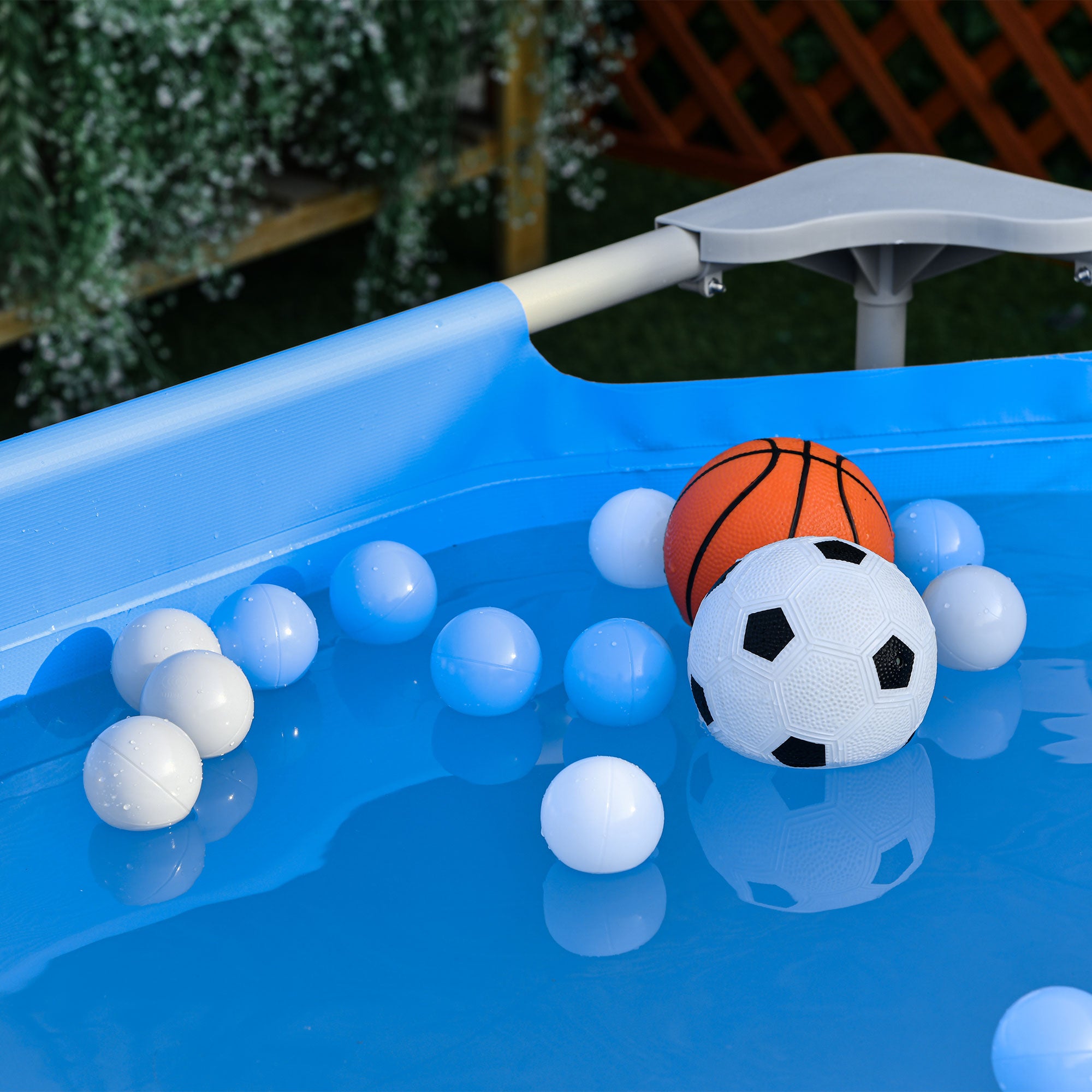 8.3ft x 5ft x 26in Frame Above Ground Swimming Pool Set with Filter Pump Filter Cartridge Reinforced Sidewalls Blue Outdoor Swimming Pools & Hot Tubs at Gallery Canada