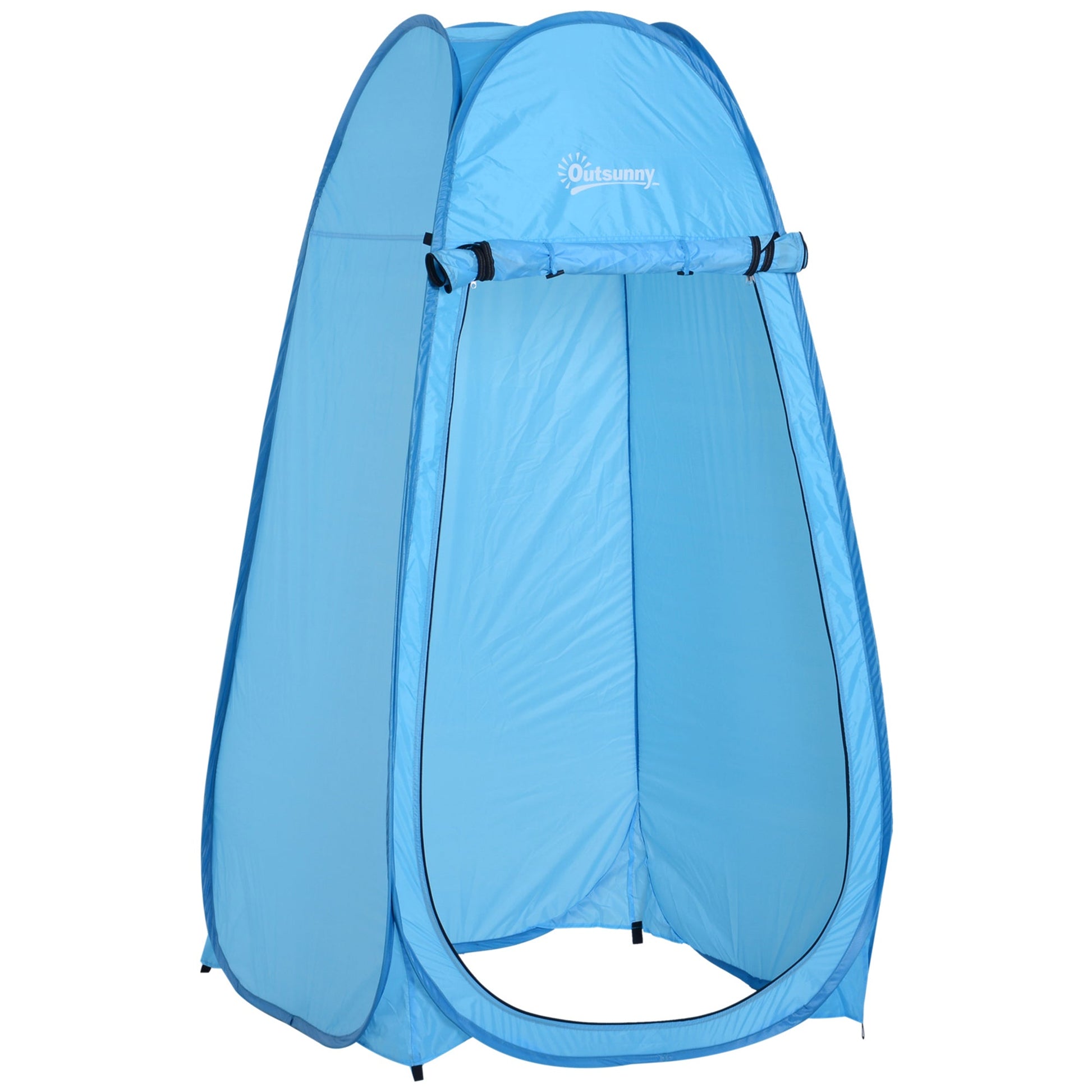 Pop Up Shower Tent Portable Dressing Changing Room Privacy Shelter Tents for Outdoor Camping Beach Toilet and Indoor Photo Shoot w/ Carrying Bag, Blue Camping Tents Blue  at Gallery Canada