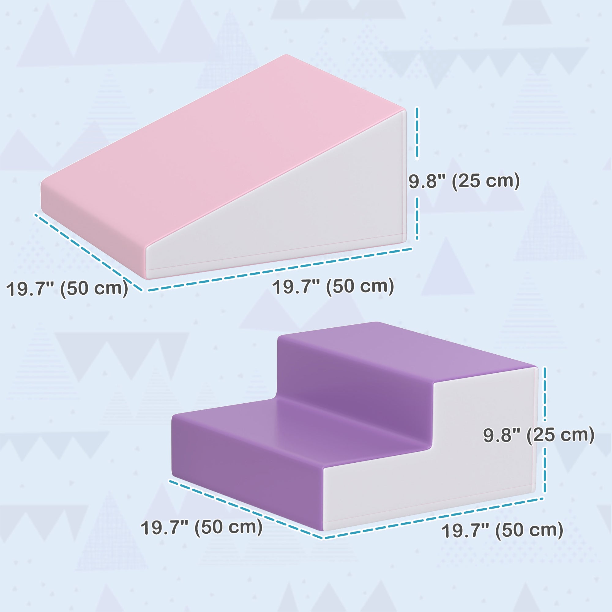 2-Piece Climb and Crawl Activity Soft Play Set, for Toddler Preschooler Babies Indoor, Purple Baby Gym & Playmats at Gallery Canada