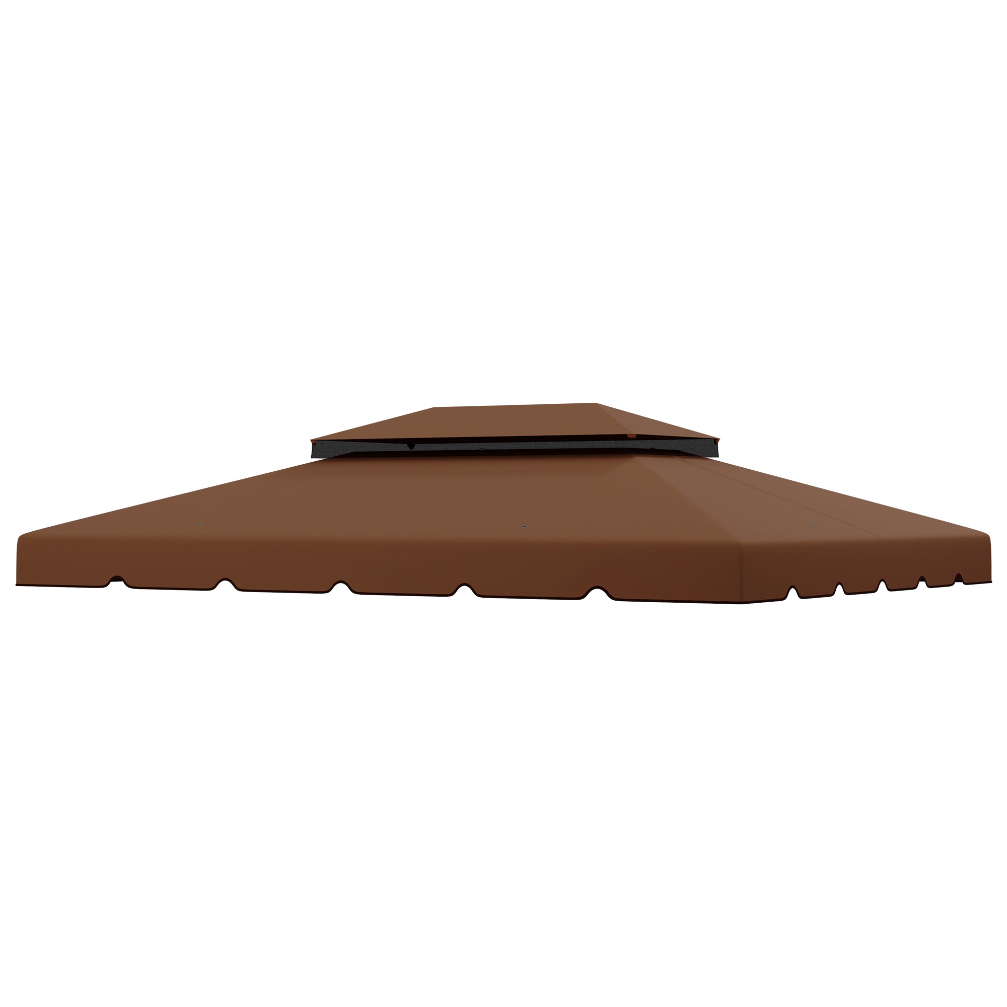 13.1' x 9.8' Gazebo Replacement Canopy, Gazebo Top Cover with Double Vented Roof for Garden Patio(TOP ONLY), Coffee Gazebo Canopy Replacement at Gallery Canada