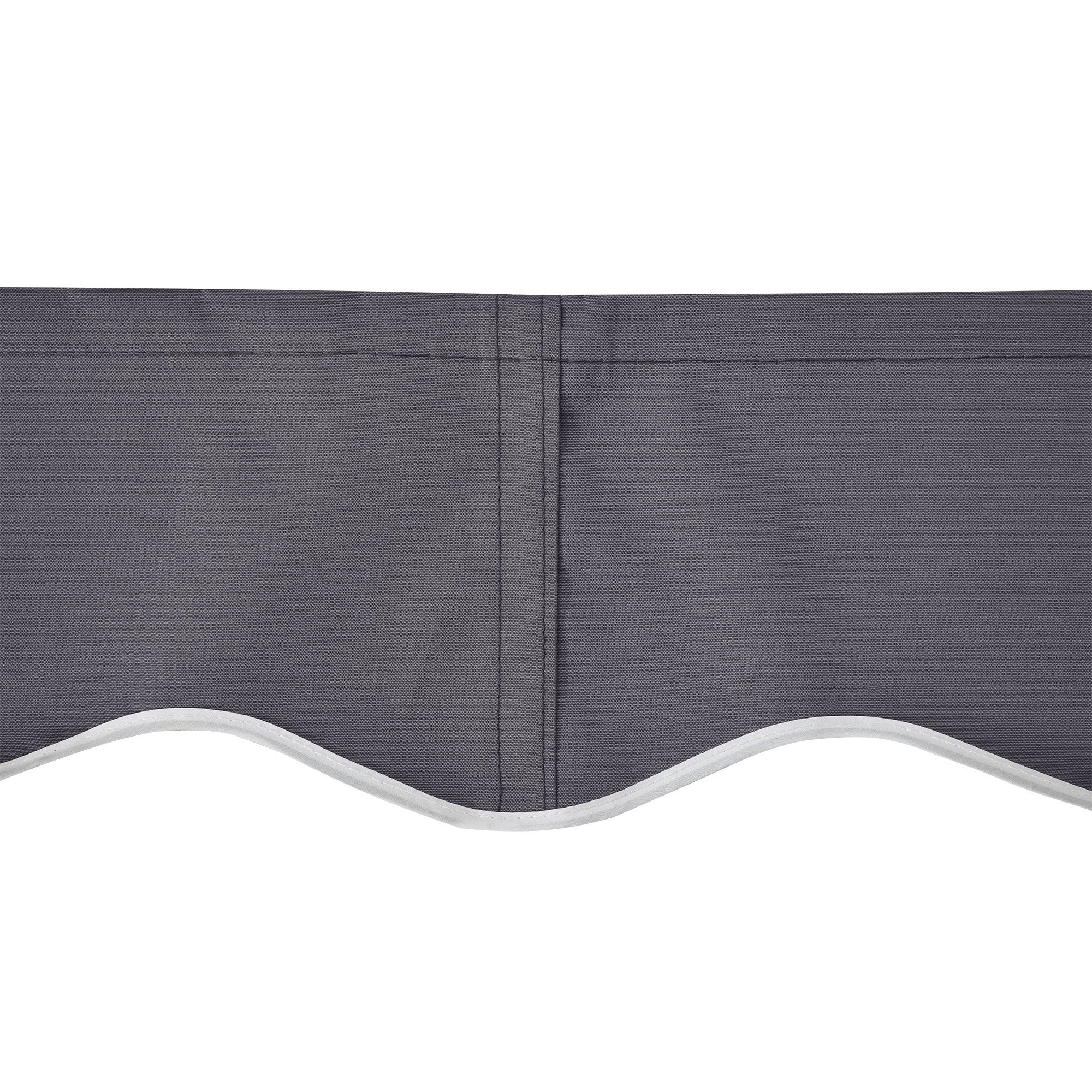 11' x 10' Retractable Awning Fabric Replacement Outdoor Sunshade Canopy Awning Cover, UV Protection, Grey Awning Fabric Replacement at Gallery Canada